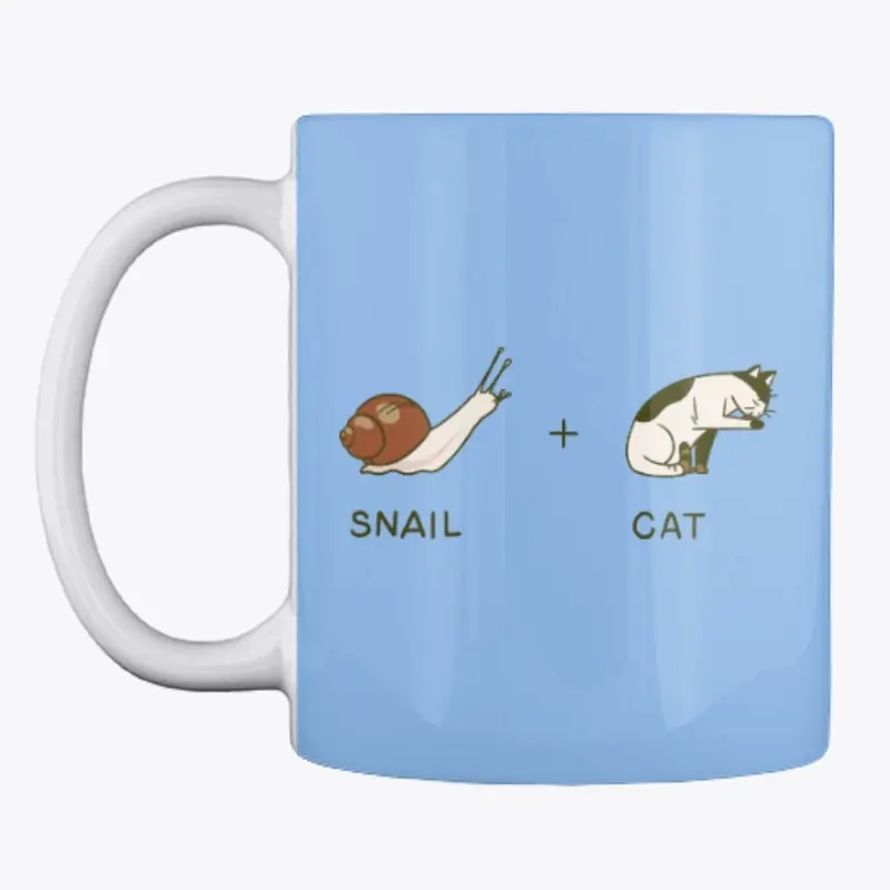 snail+cat=snat mug